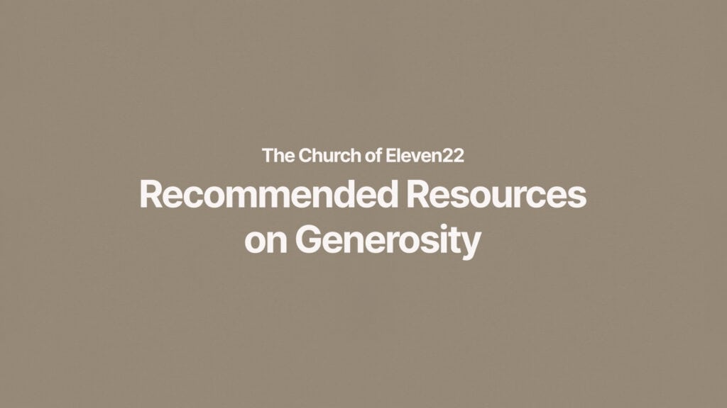 Generosity Resources