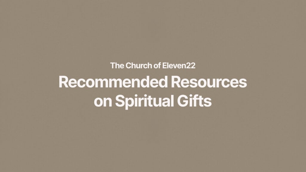 Spiritual Gifts Resources