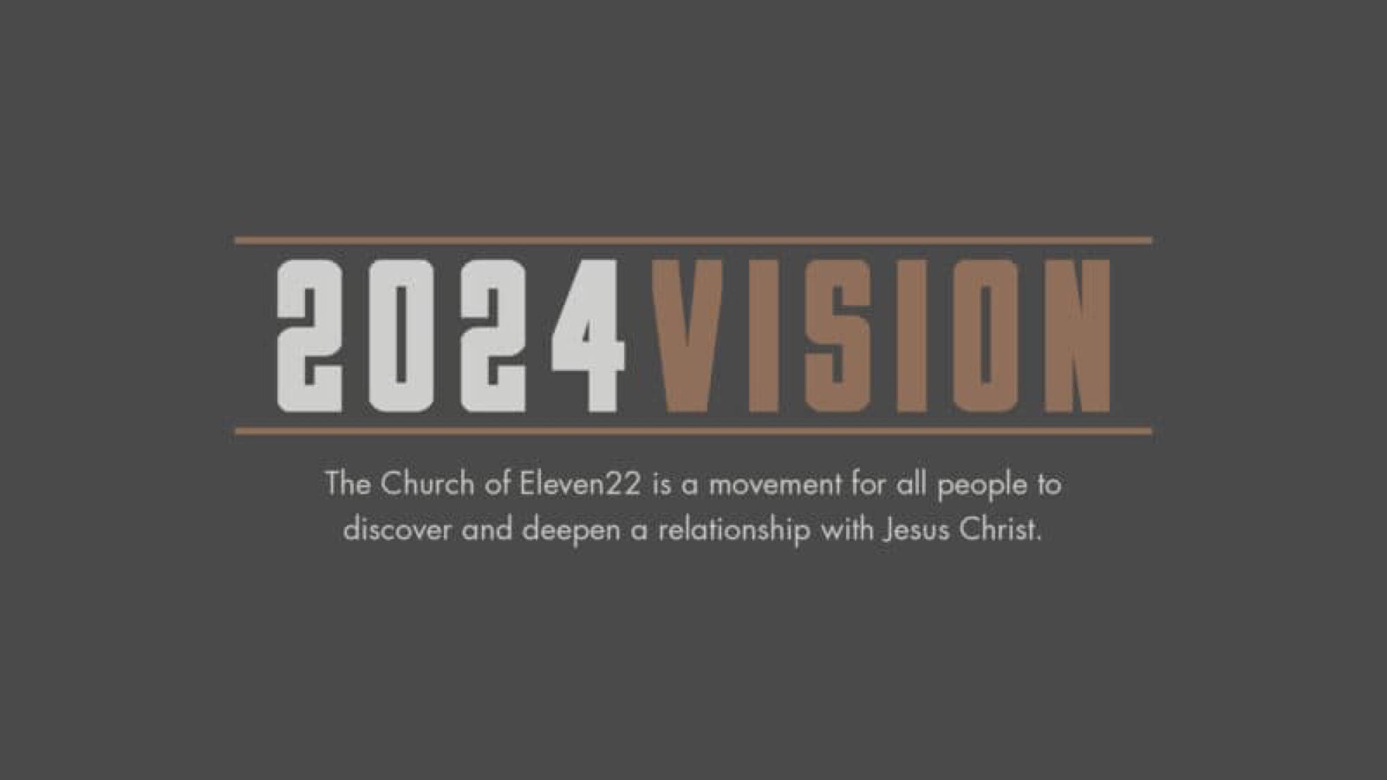 Vision Weekend: Eternal Life (2024)